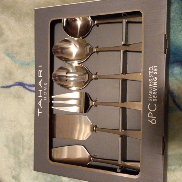 Tahari Kitchen Tahari 6pc Stainless Steel Serving Set Poshmark